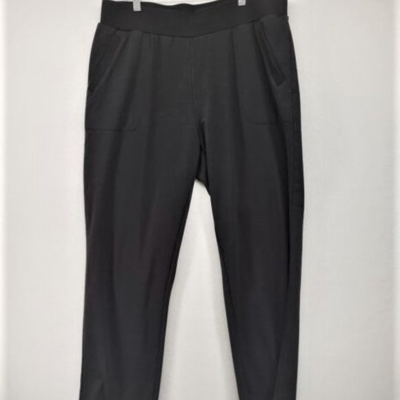 CJ BANKS DARK BLUE SIZE 1X STRETCH PULL ON CASUAL PANTS WALKS GYM YOGA WOMEN'S - Picture 1 of 4